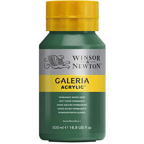 Galeria akrylmaling 500 ml - Permanent Green Deep