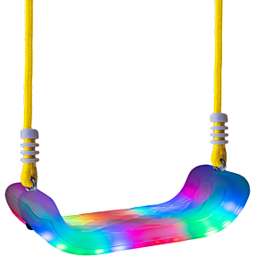Gynge med LED-lys