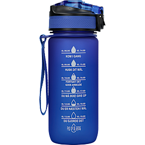 Motivationsflaske mat sort - 0,6 liter