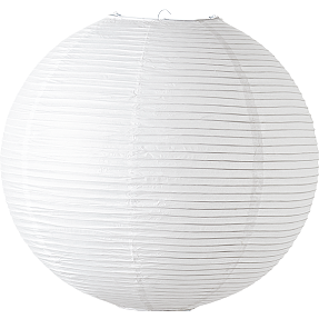 Rispapir lampeskærm - hvid