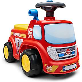 Falk Toys bandbil ride-on med opbevaringsrum, rat og horn