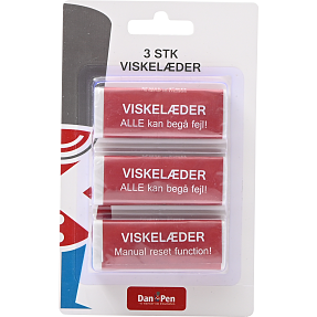 Danpen klassisk viskelæder 3 stk.