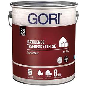 Gori 605 dækkende træbeskyttelse 5 liter - stengrå