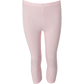 VRS børne capri leggings med blondekant str. 134/140 - rosa