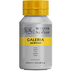 Galeria akrylmaling 500 ml - Silver