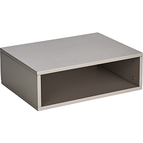 Væghængt natbord - grå