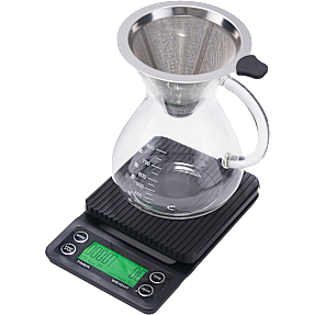 Salling pour over kaffesæt m. vægt