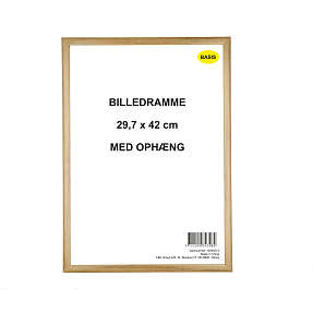 Ramme i egetræslook - 29,7x42 cm