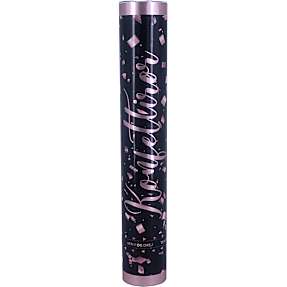 Salling konfettirør L: 30 cm - sort/rosegold