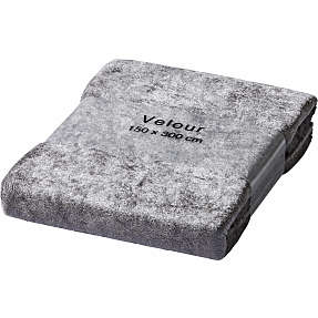 Nervøs velour dug - grå