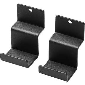 Sort krog til akustikpanel - 2 stk.