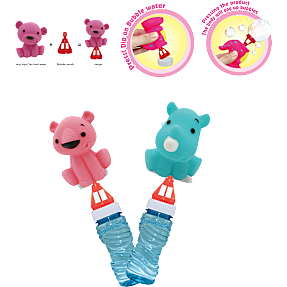 Sæbebobler dyrefigur – flere varianter - assorteret