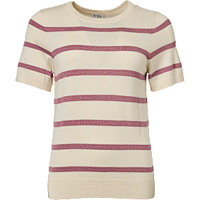 VRS dame strik T-shirt str. L - beige