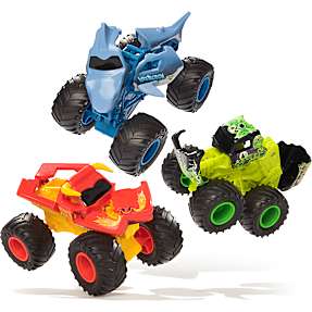 Monster Jam 1:64 Smash & Bash legetøjsbil - flere varianter - assorteret