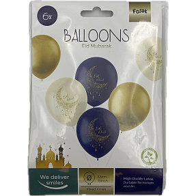 Eid 6 stk. latex balloner
