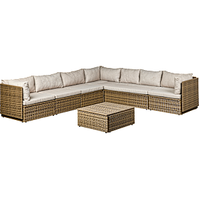 Sommerkær loungesæt med bord