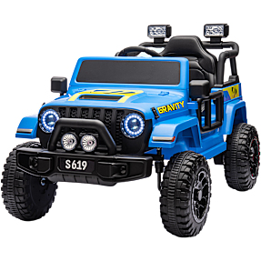 Offroader ride-on bil - blå