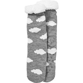 VRS dame kæmpehygge strømpe str. 39/41 - grå