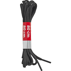 DERBY snørebånd rundt 80 cm - sort