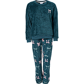 VRS dame fleece sæt str. S - grøn