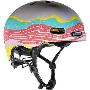 Nutcase cykelhjelm - bølge mønster