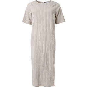 VRS dame midi kjole str. L - beige