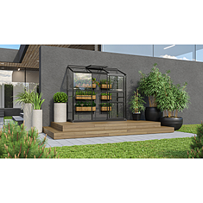 Vægdrivhus Ida 1300 - sort