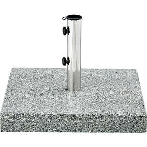 Rio Grande parasolfod grå granit - 60 kg