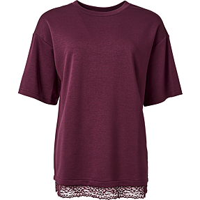 VRS dame T-shirt str. XL - bordeaux