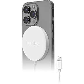 SBS trådløs oplader 15 W - hvid