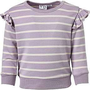 VRS baby sweatbluse str. 80 - lilla