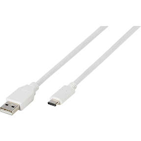 Vivanco USB-C/USB 2.0 kabel - hvid