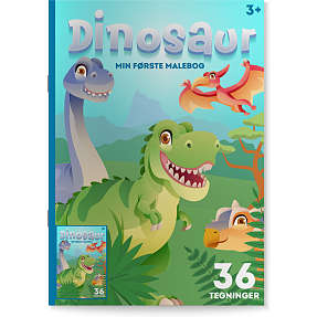 Min første malebog - Dinosaurer