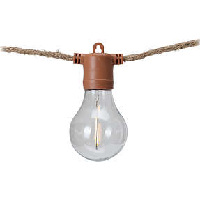 Vera reb-lyskæde med 10 lys