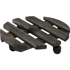 Tulsa trolley rund - sort