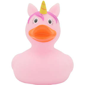 Lilalu badeand - enhjørning rosa