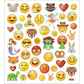 Klistermærker - Emojis