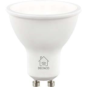 Deltaco Smart LED-pære GU10 - hvid