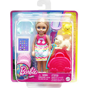 Barbie Refreshed Travel Chelsea dukke – assorteret