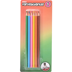 Danpen junior farveblyanter 6 stk.