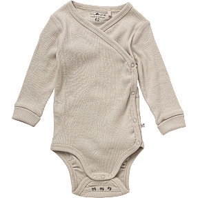 Tiny One baby body str. 50 - råhvid