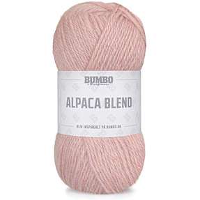 BUMBO Alpaka uldblandingsgarn - Lys rosa 014
