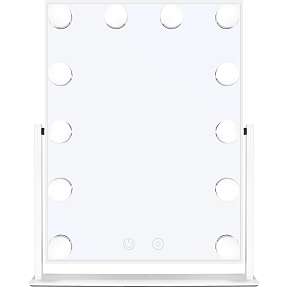 Essential makeupspejl m. LED lys