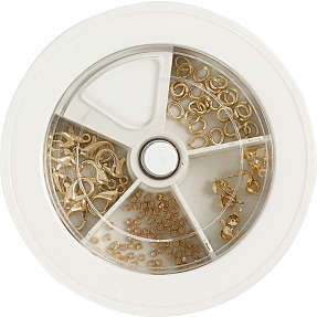 Startsæt med smykkewire, forgyldt