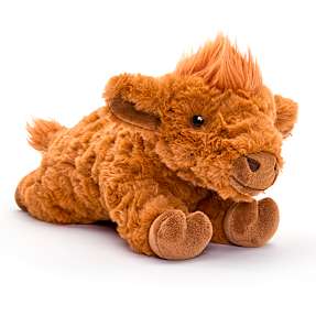 FAO Schwarz Skotsk højlandskvæg bamse 38 cm