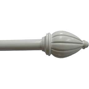 DEBEL Rio gardinstang 160-300 cm - hvid