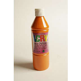 Akrylmaling blank 500 ml - orange