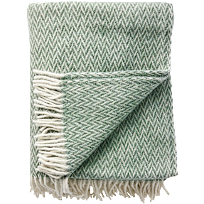 Salling uldplaid - grøn