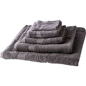 Salling håndklæde 30x30 cm - mørkegrå