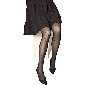 VRS dame strømpebukser str. L/XL - sort